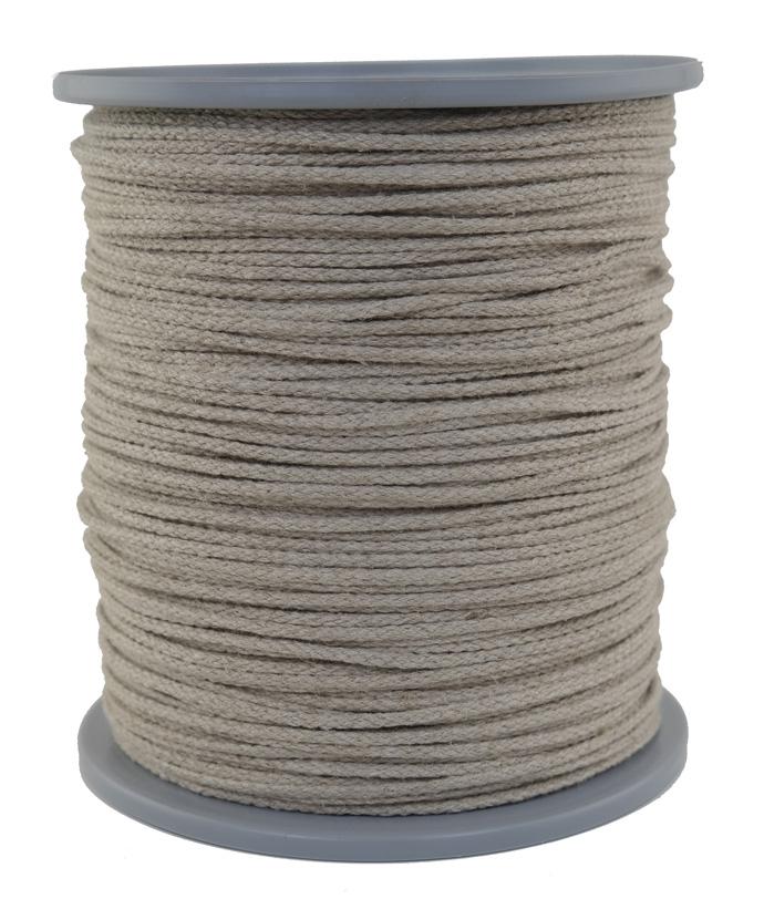 Leinenseil / Flachsseil Ø ca. 2mm - 300 Meter - 8fach geflochten (L200-300)