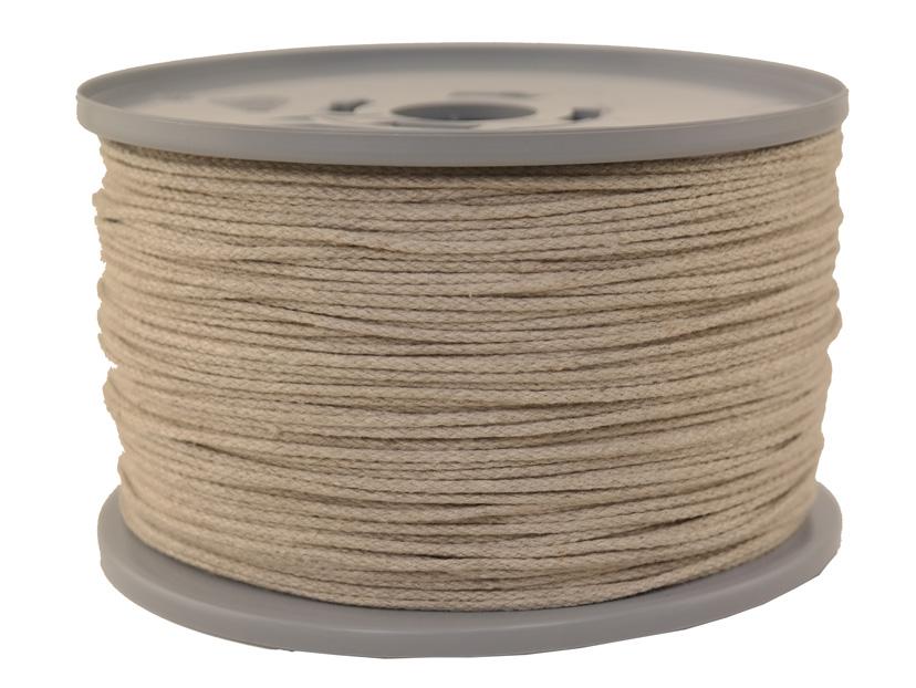 Leinenseil / Flachsseil Ø ca. 1.5mm - 300 Meter - 8fach geflochten (L150-300)