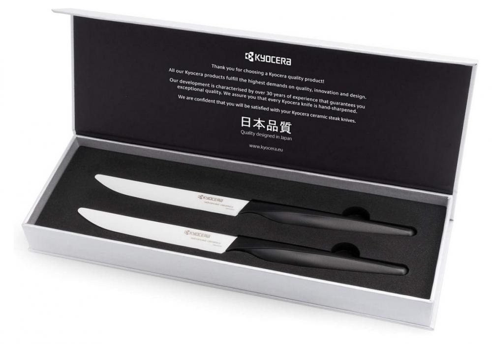 Kyocera Geschenk-Set Steakmesserset SK-2PC WHBK EU (SK2PC)