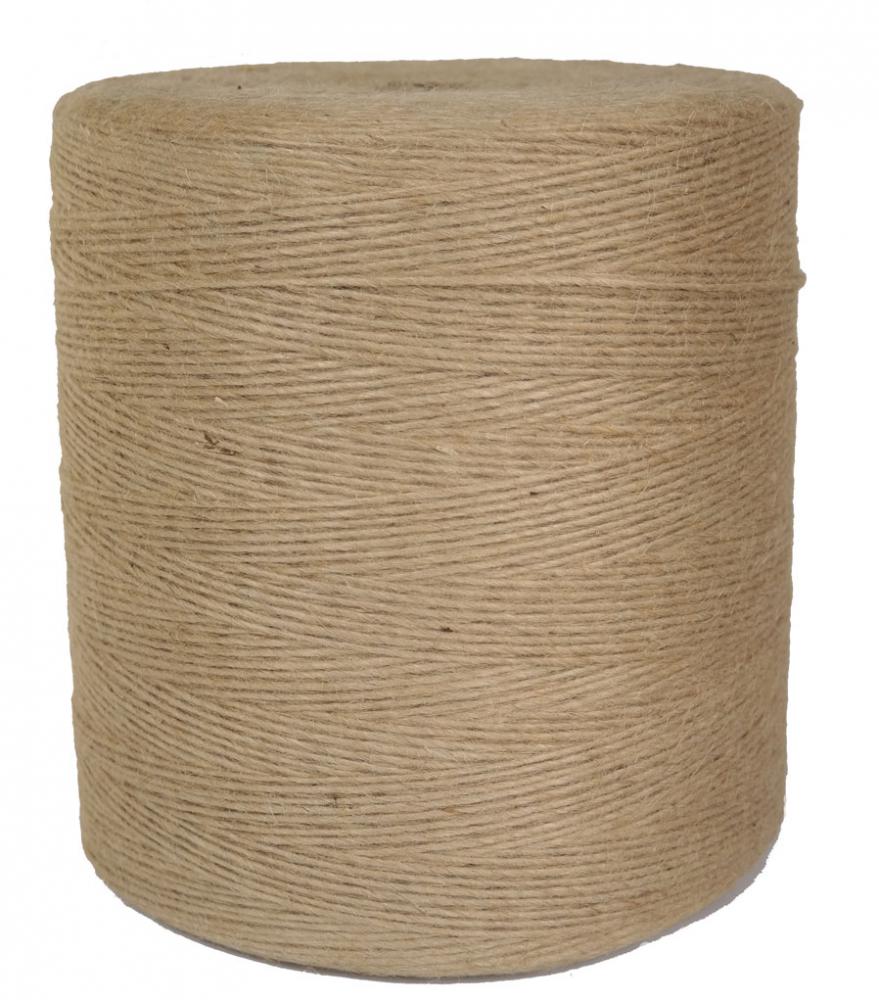 Jutegarn Stärke 450/1 - Ø ca. 2mm - 9 Kg Spule - Lauflänge ca. 4050 Meter (130860)