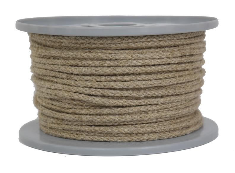 SONDERANGEBOT: Leinenseil / Flachsseil Ø 3mm - 20 Meter - 8fach geflochten (L300-20)