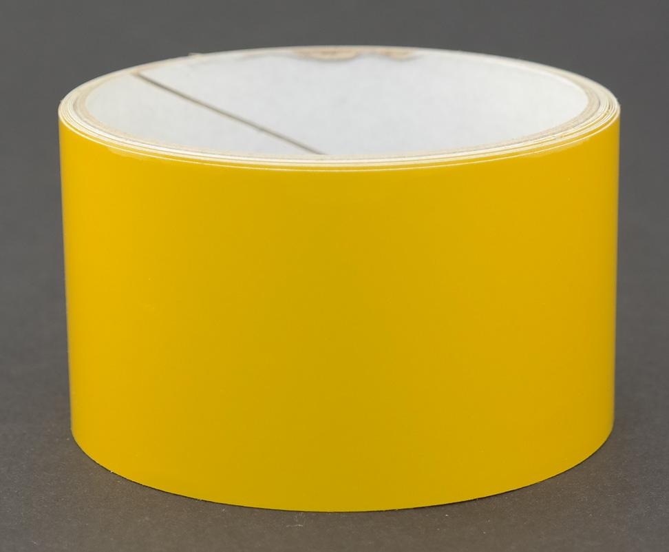 Reflexfolie Fb. yellow - reflektierend u. selbstklebend - Breite: 5cm - Länge: 2 Meter (re500)
