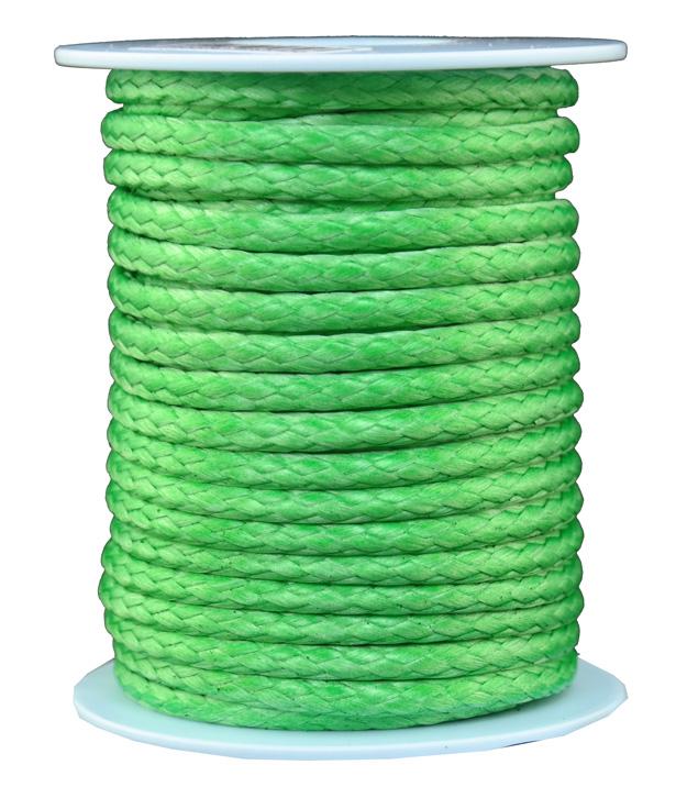 Dyneema Flechtleine / Seil / Dyneemaseil / Dyneema-Rope grün Ø 4mm - 10 Meter (dy475-10)