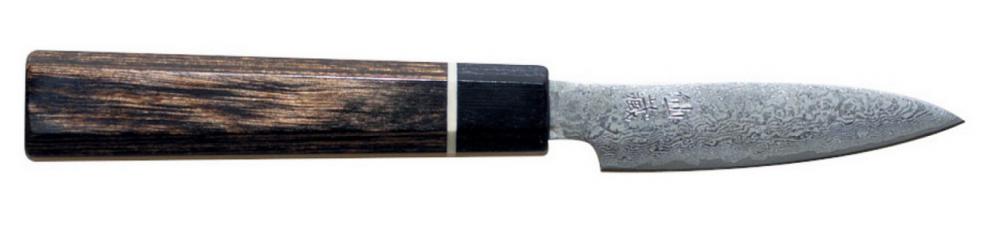 Damastmesser Suncraft SENZO BLACK - BD-01 - Schälmesser - 8 cm Klinge (dSU6808)