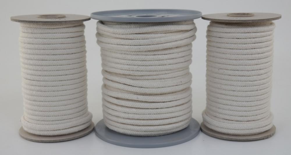 SONDERANGEBOT : Baumwollseil 16fach geflochten Ø 6mm - Länge 17m + 17m + 35m (BW6-69)