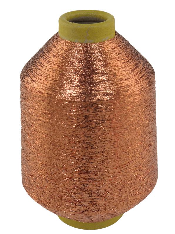 Glitzergarn - Metallic Look - Farbe kupfer Nm 1/69 - 500g - Lauflänge: 34.500 m (GL-K-500)