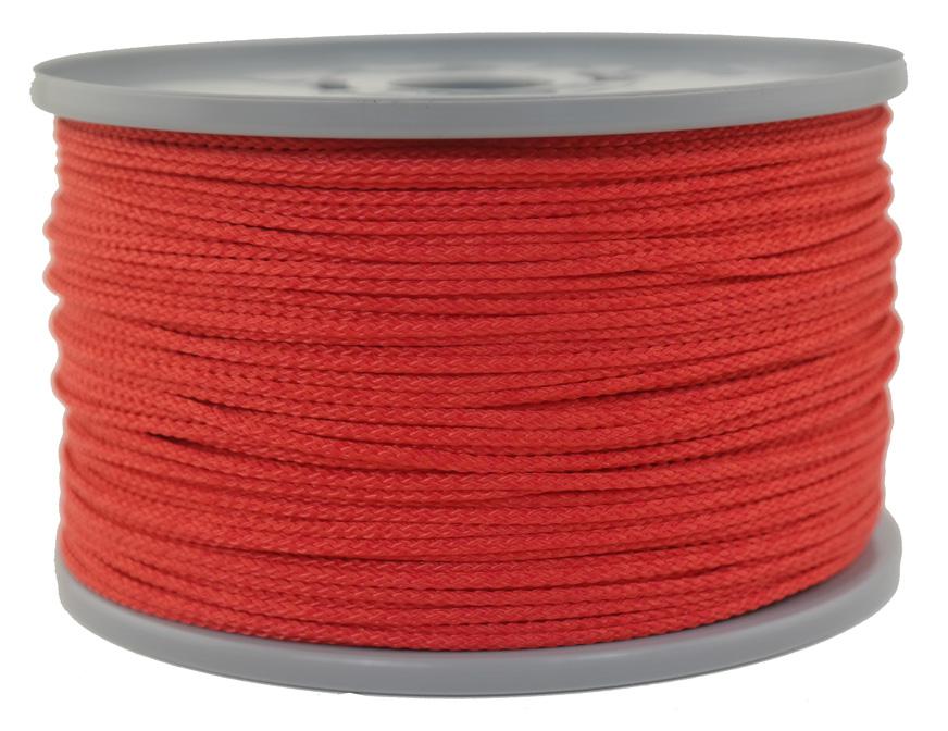 Allzweckleine aus Polyamid Ø 2mm - 115 daN - Länge 250 meter Fb. rot (pa2-250R)