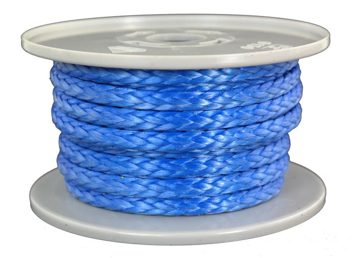 SONDERANGEBOT: Dyneema-Seil Fb. blau Ø 6mm - Länge 7 Meter - 4.300 daN (dy610-7)