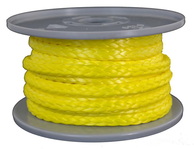 SONDERANGEBOT: Dyneema-Seil Fb. gelb Ø 6mm - Länge 4 Meter - 4.300 daN (dy620-4)