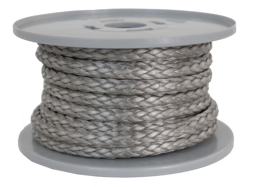 SONDERANGEBOT: Dyneema-Seil Fb. grau Ø 6mm - Länge 4 Meter - 4.300 daN (dy640-4)