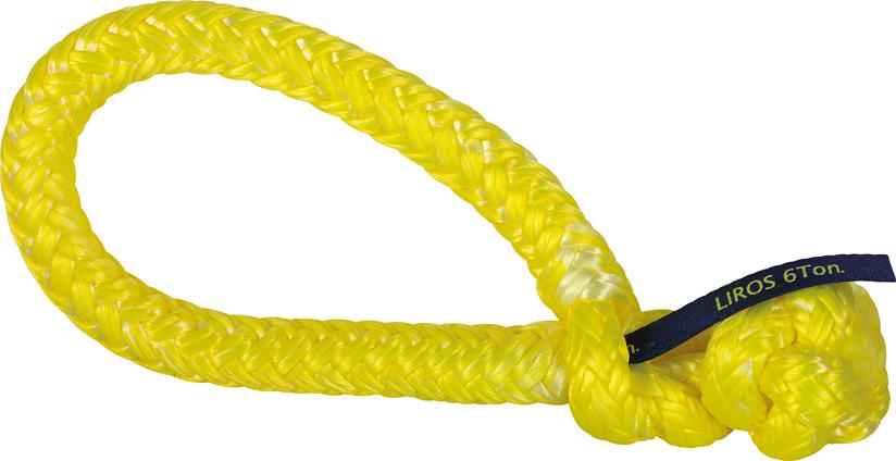 Dyneema Schäkel gelb - 6000 daN - sichere Arbeitslast 3000 daN (dy130S)