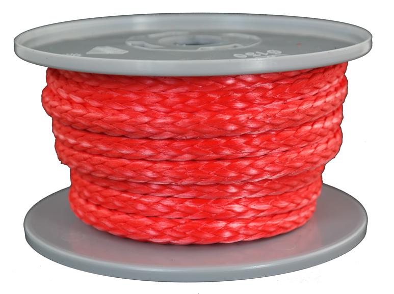 Dyneema-Seil rot Durchmesser 6mm - Länge 10 Meter (dy600)