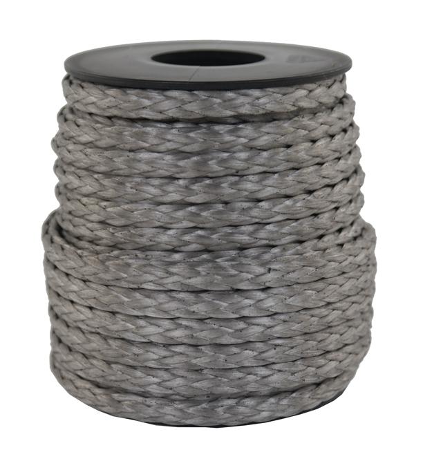 Dyneema Flechtschnur grau Durchmesser 5mm - Länge 10 Meter (dy540)