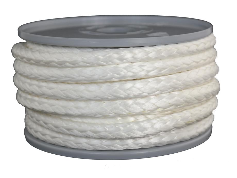Dyneema Flechtschnur weiß Durchmesser 8mm - Länge 10 Meter (dy830)