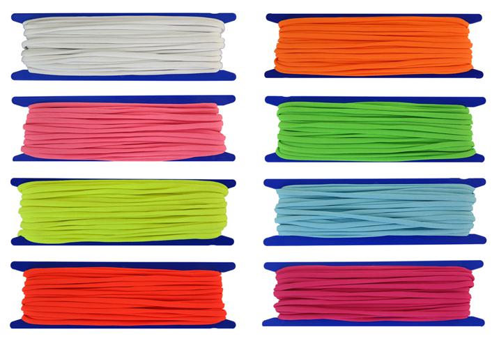 Leuchtschnur 6 mm - 8 x 20 Meter alle Farben (b380-20)