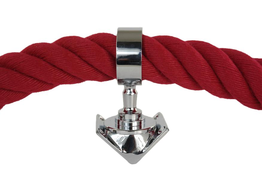 Seilinneneckträger verchromt für 40mm Handlaufseil (a290-40)