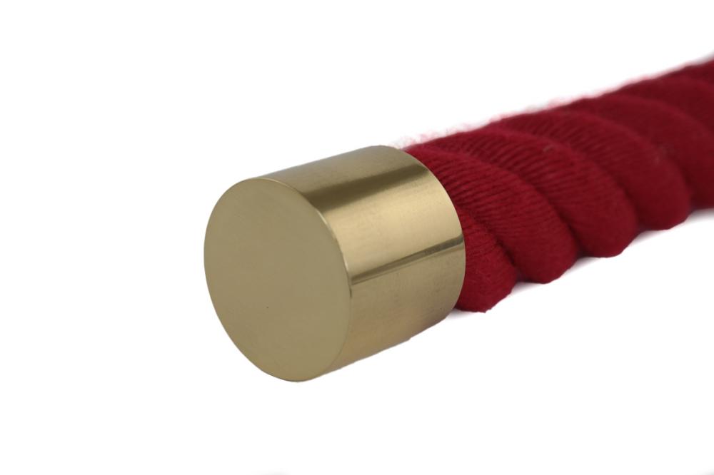 Seilendkappe Messing glänzend für 40mm Handlaufseil (a415-40)