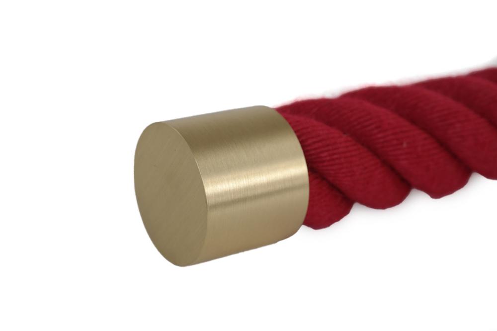 Seilendkappe Messing matt für 40mm Handlaufseil (a445-40)