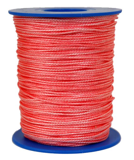 Dyneema Flechtleine / Seil / Dyneemaseil / Dyneema-Rope rot - Ø 1mm - 100 Meter (dy100)